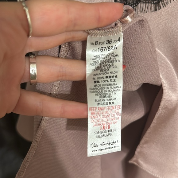 Miss Selfridge high quality satin lace tank - Picture 5 of 5